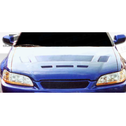 1998-2002 Honda Accord 2DR Duraflex Predator Hood - 1 Piece image - 3
