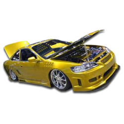 1998-2002 Honda Accord 2DR Duraflex Spyder Side Skirts Rocker Panels - 2 Piece image - 1