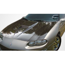 1998-2002 Chevrolet Camaro Carbon Creations Supersport Hood - 1 Piece image - 3