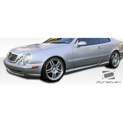 1998-2002 Mercedes CLK W208 Duraflex AMG Look Side Skirts Rocker Panels - 2 Piece image - 7