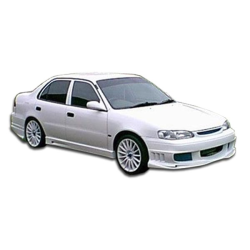 1998-2000 Toyota Corolla Duraflex Bomber Front Bumper - 1 Piece image - 3