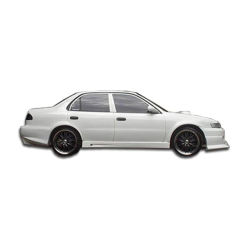 1993-2002 Toyota Corolla Geo Prizm Duraflex Bomber Side Skirts Rocker Panels - 2 Piece image - 1