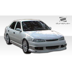 1993-2002 Toyota Corolla Geo Prizm Duraflex Bomber Side Skirts Rocker Panels - 2 Piece image - 4