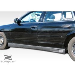 1998-2007 Ford Crown Victoria Duraflex GT Concept Side Skirts Rocker Panels - 2 Piece image - 8
