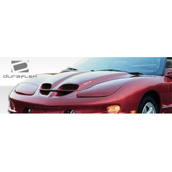 1998-2002 Pontiac Firebird Trans Am Duraflex WS-6 Hood - 1 Piece image - 4
