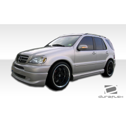 1998-2001 Mercedes ML Class W163 Duraflex W-1 Front Lip Under Spoiler Air Dam - 1 Piece image - 3