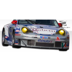 2002-2004 Porsche 911 Carrera 996 C2 C4 Duraflex GT3 RSR Look Wide Body Front Bumper - 1 Piece image - 4