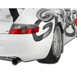 2002-2004 Porsche 911 Carrera 996 C2 C4 Duraflex GT3 RSR Look Wide Body Rear Fender Flares - 2 Piece image - 1