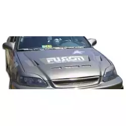 1999-2000 Honda Civic Predator Hood - 1 Piece image - 9