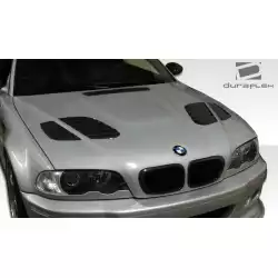 2001-2006 BMW M3 E46 E46 2DR GTR Look Hood - 1 Piece image - 8
