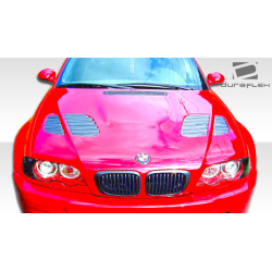2001-2006 BMW M3 E46 E46 2DR Duraflex GTR Look Hood - 1 Piece image - 4