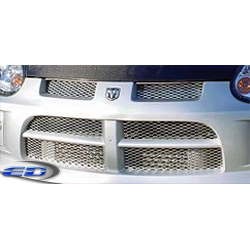 Diamond Cut Mesh Grille (silver) - 2 Piece image - 2