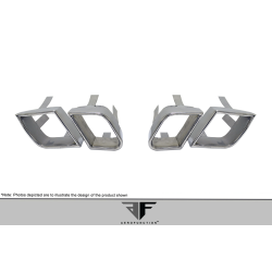 2011-2014 Porsche Cayenne AF-4 Exhaust Tips - 4 Piece (S) image - 7