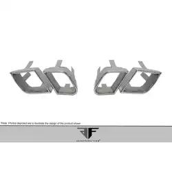 2011-2014 Porsche Cayenne AF-4 Exhaust Tips - 4 Piece (S) image - 7