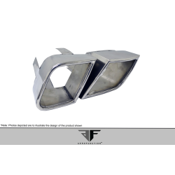 2011-2014 Porsche Cayenne AF-4 Exhaust Tips - 4 Piece (S) image - 8