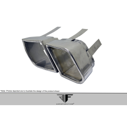 2011-2014 Porsche Cayenne AF-4 Exhaust Tips - 4 Piece (S) image - 9