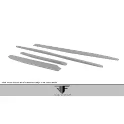 2008-2015 Lexus LX570 Urethane AF-1 Wide Body Door Caps ( PUR-RIM ) - 4 Piece (S) image - 10