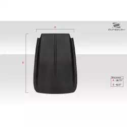 Universal Z28 Look Hood Cowl Scoop Vent - 1 Piece image - 12