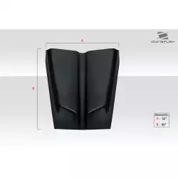 Universal WS6 Look Hood Cowl Scoop Vent - 1 Piece image - 14