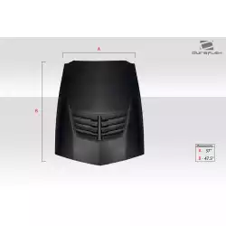 Universal Z06 Look Hood Cowl Scoop Vent - 1 Piece image - 11