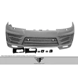 2014-2022 Land Rover Range Rover Sport Urethane AF-1 Front Bumper ( PUR-RIM ) - 1 Piece image - 8