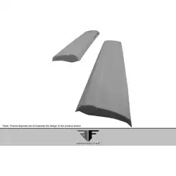 2014-2022 Land Rover Range Rover Sport Urethane AF-2 Wide Body Front Door Caps ( PUR-RIM ) - 2 Piece (S) image - 8