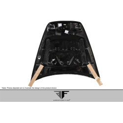2011-2014 Porsche Cayenne Carbon AF-3 Hood ( CFP ) - 1 Piece image - 9