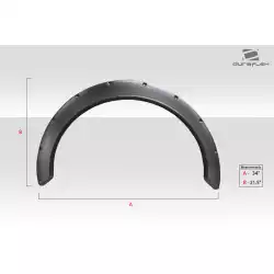 Universal Fender Flares 10cm - 2 Piece image - 10