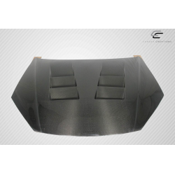 2013-2016 Hyundai Genesis Coupe 2DR Carbon Creations DriTech TS-1 Hood - 1 Piece image - 7