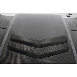 2012-2019 Cadillac ATS Carbon Creations DriTech AC-1 Hood - 1 Piece image - 13