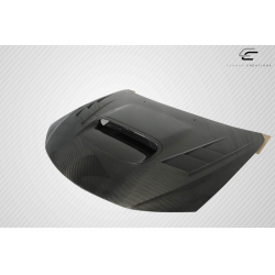 2008-2011 Subaru Impreza 2008-2014 WRX STI Carbon Creations DriTech TS-1 Hood - 1 Piece image - 8