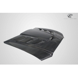 2011-2014 Dodge Charger Carbon Creations DriTech Viper Look Hood - 1 Piece image - 8