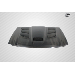 2005-2010 Jeep Grand Cherokee Carbon Creations DriTech Viper Look Hood - 1 Piece image - 9