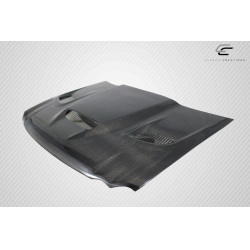 2005-2010 Jeep Grand Cherokee Carbon Creations DriTech Hellcat look Hood - 1 Piece image - 8