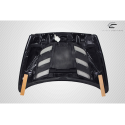 2002-2008 Dodge Ram Carbon Creations DriTech Viper Look Hood - 1 Piece image - 9