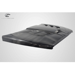 1994-2001 Dodge Ram Carbon Creations DriTech Viper Look Hood - 1 Piece image - 9