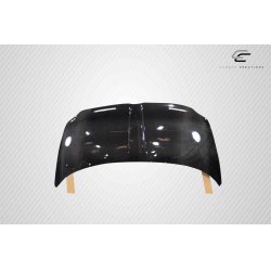 2012-2019 Fiat 500 Carbon Creations DriTech OEM Look Hood - 1 Piece image - 9