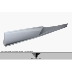 2003-2010 Bentley Continental GT GTC AF-2 Side Skirts ( GFK ) - 2 Piece image - 8
