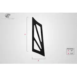 Universal 62" DriTech VRX V1 Tall Wing Complete Kit - 9 Piece image - 11