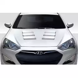 2013-2016 Hyundai Genesis Coupe 2DR TS-1 Hood - 1 Piece image - 9
