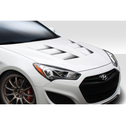 2013-2016 Hyundai Genesis Coupe 2DR Duraflex TS-1 Hood - 1 Piece image - 10