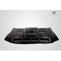 2014-2021 Toyota Tundra Carbon Creations Viper Look Hood - 1 Piece image - 9