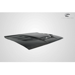 2008-2023 Dodge Challenger Carbon Creations Viper Look Hood - 1 Piece image - 12
