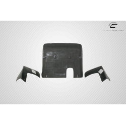 2009-2016 Nissan GT-R R35 Carbon Creations LBW Rear Diffuser / Splitters - 3 Piece image - 10