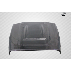 1997-2006 Jeep Wrangler Carbon Creations Heat Reduction Hood (fits all models without highline fenders) - 1 Piece image - 7