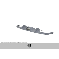 2008-2011 Mercedes C Class W204 / C63 AF-1 Rear Diffuser ( GFK ) - 1 Piece image - 4