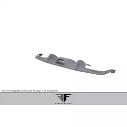 2008-2011 Mercedes C Class W204 / C63 AF-1 Rear Diffuser ( GFK ) - 1 Piece image - 4