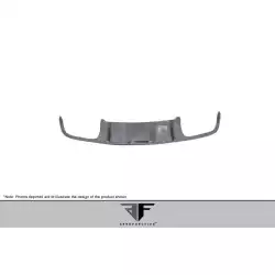 2008-2011 Mercedes C Class W204 / C63 AF-1 Rear Diffuser ( GFK ) - 1 Piece image - 5