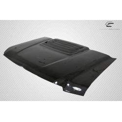 1999-2007 Ford Super Duty / 2000-2005 Ford Excursion Carbon Creations Raptor Look Hood - 1 Piece image - 13
