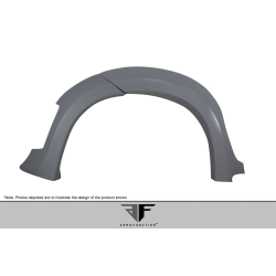 2015-2019 BMW X6 F16 / X6M F86 AF-1 Front Fender Flares ( PU-RIM ) - 4 Piece image - 7